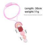 Food Grade Silicone Rainbow/Koala Bead Chew Necklace - 11 Options