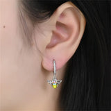 925 Sterling Silver Pretty Bug Earrings