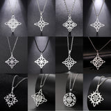 Stainless Steel Celtic Knot Necklace - 31 Options