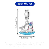 925 Sterling Silver Sea Themed Hanging Charm - 21 Options