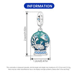 925 Sterling Silver Sea Themed Hanging Charm - 21 Options