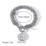 Stainless Steel Chunky Bracelet - 9 Options