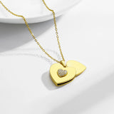 Stainless Steel Customised Heart/Envelope Necklace - 5 Options