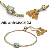 925 Sterling Silver CZ Bracelet - Matching Items Available - 8 Options