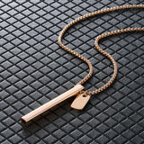 Stainless Steel Mindful Breathing Necklace - 5 Colours