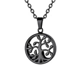 Stainless Steel Tree of Life Cremation/Urn Necklace - 3 Options