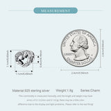 925 Sterling Silver Horse Heart Themed Charm - 3 Options