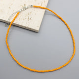 Fashion Seed Bead Choker Necklace - 28 Options