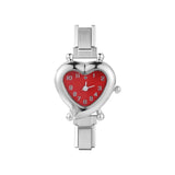 Stainless Steel Heart Italian Charm Watch - 29 Options