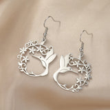 Stainless Steel Hummingbird Earrings or Set - 2 Colours