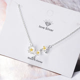 925 Sterling Silver Cherry Blossom Necklace