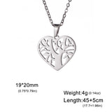 Stainless Tree of Life Necklace - 6 Options