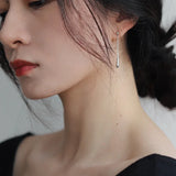 925 Sterling Silver Water Drop Earrings