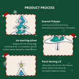 925 Sterling Silver Christmas Stud Earrings - 9 Options