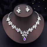 Fashion Statement Crystal Necklace Set - 11 Options