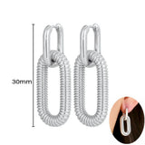 925 Sterling Silver Hoop Earrings - 73 Options