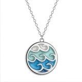 Stainless Steel Wave Necklace - 12 Options