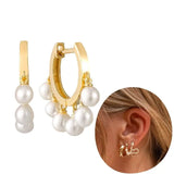 925 Sterling Silver & Gold Plated Hoop Earrings - 73 Options