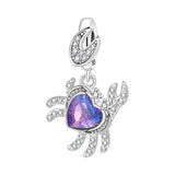 925 Sterling Silver Sea Themed Hanging Charm - 21 Options
