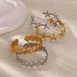 Stainless Steel Open Cuff Bangle - 22 Options