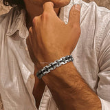 Stainless Steel Chunky Bracelet - 2 Lengths - 5 Colours