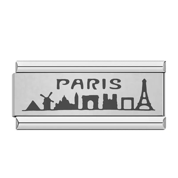 Stainless Steel Paris Italian Charm