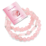 Fashion Stackable Natural Stone Bead Bracelet - 15 Options