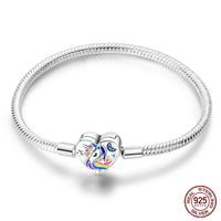925 Sterling silver 17-20CM Charm Bracelet - Various Designs