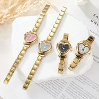 Stainless Steel 9MM Italian Charm Heart Watch - 13 Options