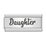 Stainless Steel Daughter Italian Charm