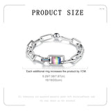 925 Sterling Silver Large Link Bracelet - 3 Sizes