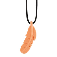 Food-grade Silicone Feather Chew Necklace - 5 Options