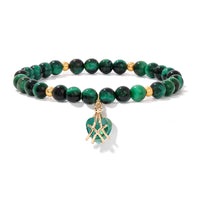 Natural Stone Heart Bracelet - 11 Options