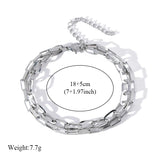 Stainless Steel Chunky Bracelet - 9 Options