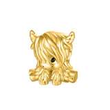 925 Silver Highland Cow Charm - 12 Options