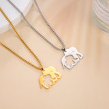 Stainless Steel Elephant Necklace - 4 Options