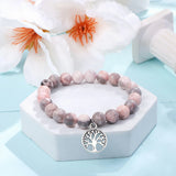 To My Mom Tree of Life Natural Stone Bracelet - 6 Options