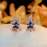 Fashion CZ Turtle Earrings - 31 Options