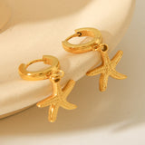 Stainless Steel 18K Gold Plated Ocean Themed Bracelet/Ring/Necklace/Earrings