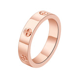 Stainless Steel Classic Cross CZ Ring - 9 Options