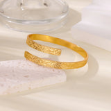 Stainless Steel Open Cuff Bangle - 22 Options