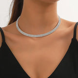 Crystal Cuff Choker Necklace - 3 Options