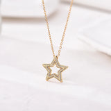 Fashion Multicolour Star Crystal Necklace - 4 Options