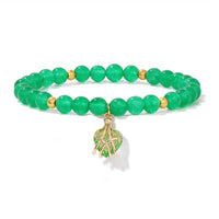 Natural Stone Heart Bracelet - 11 Options