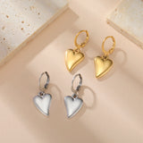 Stainless Steel Hoop Earrings - 2 Colours - 12 Designs