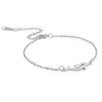 Stainless Steel Cut-out Bracelet - 5 Options - 2 Colours