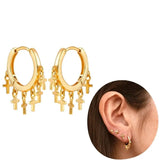 925 Sterling Silver & Gold Plated Hoop Earrings - 73 Options