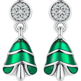 925 Sterling Silver Christmas Stud Earrings - 9 Options