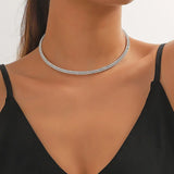 Crystal Cuff Choker Necklace - 3 Options