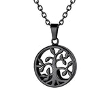 Stainless Steel Tree of Life Cremation/Urn Necklace - 3 Options